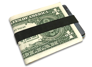 Credit Cards 13mm Wide DiamondJewelryNY Money Band Elastic Rubber Band to Secure Your Money 